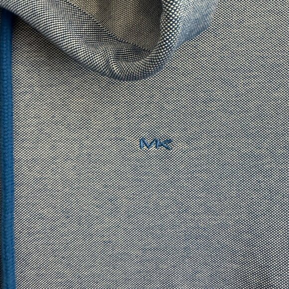 Michael Kors Blue Men's Hoodie with Kangaroo Pouch Size Small Preppy Old Money - Picture 3 of 10